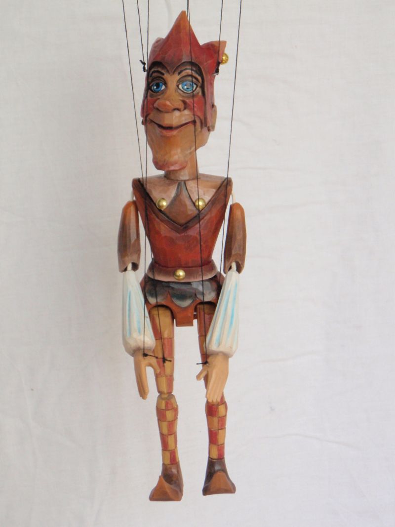 Jester marionette puppet KW 001 Jester marionette puppet KW 001